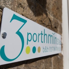 3 Porthminster sign at front of the house
