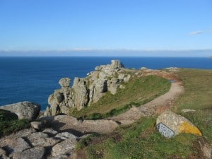 Between Land's End and Sennen on the South West Coast Path